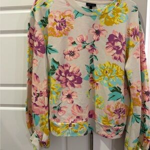 Who What Wear Multicolor Floral Top, M